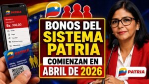 Bonos del Sistema Patria Comienzan en Abril de 2026