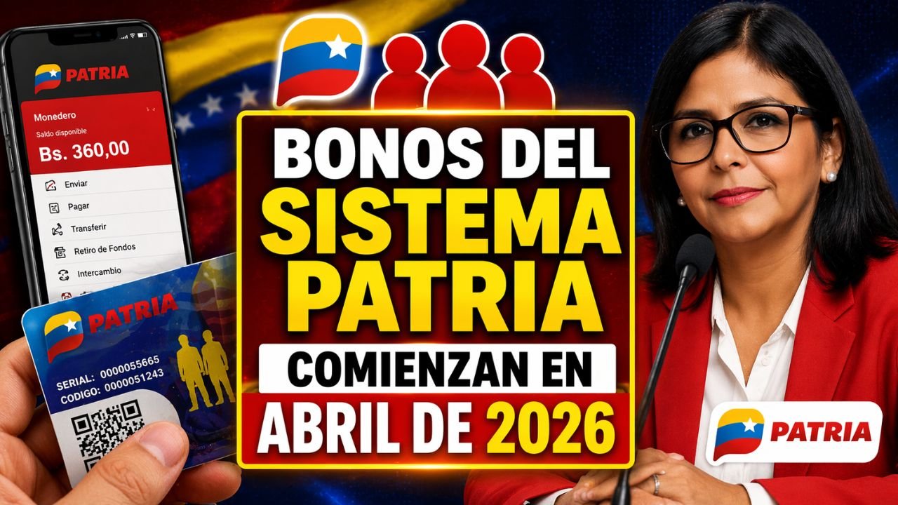 Bonos del Sistema Patria Comienzan en Abril de 2026