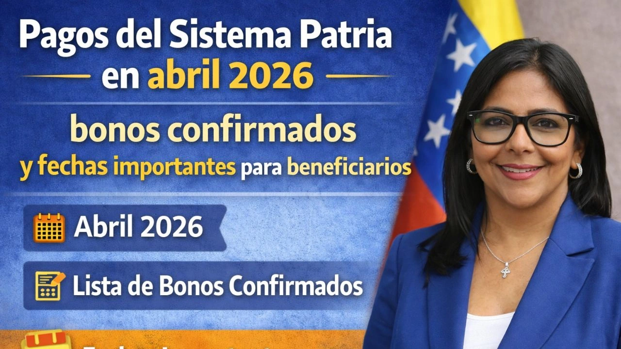 Pagos del Sistema Patria en abril 2026 bonos confirmados y fechas importantes para beneficiarios